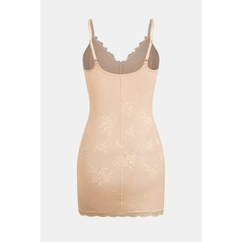 Moonlit Beige Shapewear Slip Dress