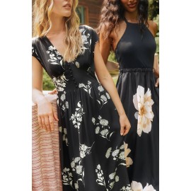 Sunset Social Floral Maxi Dress
