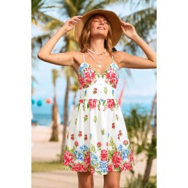 New Blossoms Floral Mini Dress