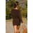 Off the Cuff Brown Mini Dress