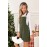 Olive Corduroy Square Neck Skirtalls