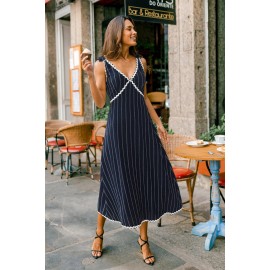 Paradise Valley Striped Midi Dress