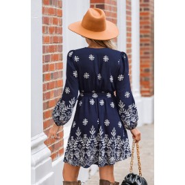 Play Your Cards Floral Mini Dress