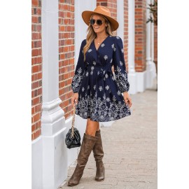 Play Your Cards Floral Mini Dress