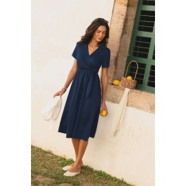 Primrose Blue Midi Dress