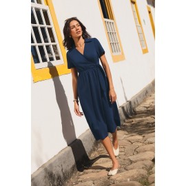Primrose Blue Midi Dress