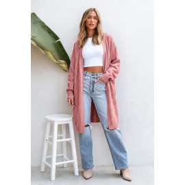 In No Hurry Pink Cardigan