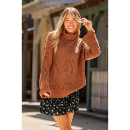 Apple Harvest Brown Sweater