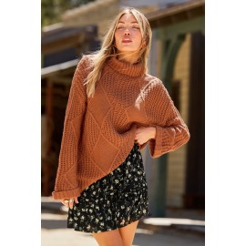 Apple Harvest Brown Sweater