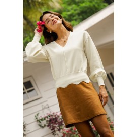 Local Celebrity Beige Sweater