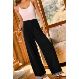 Low Maintenance Black Knit Pants